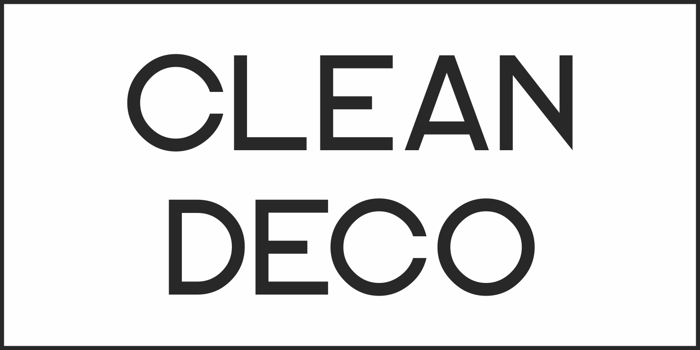 Clean Deco JNL